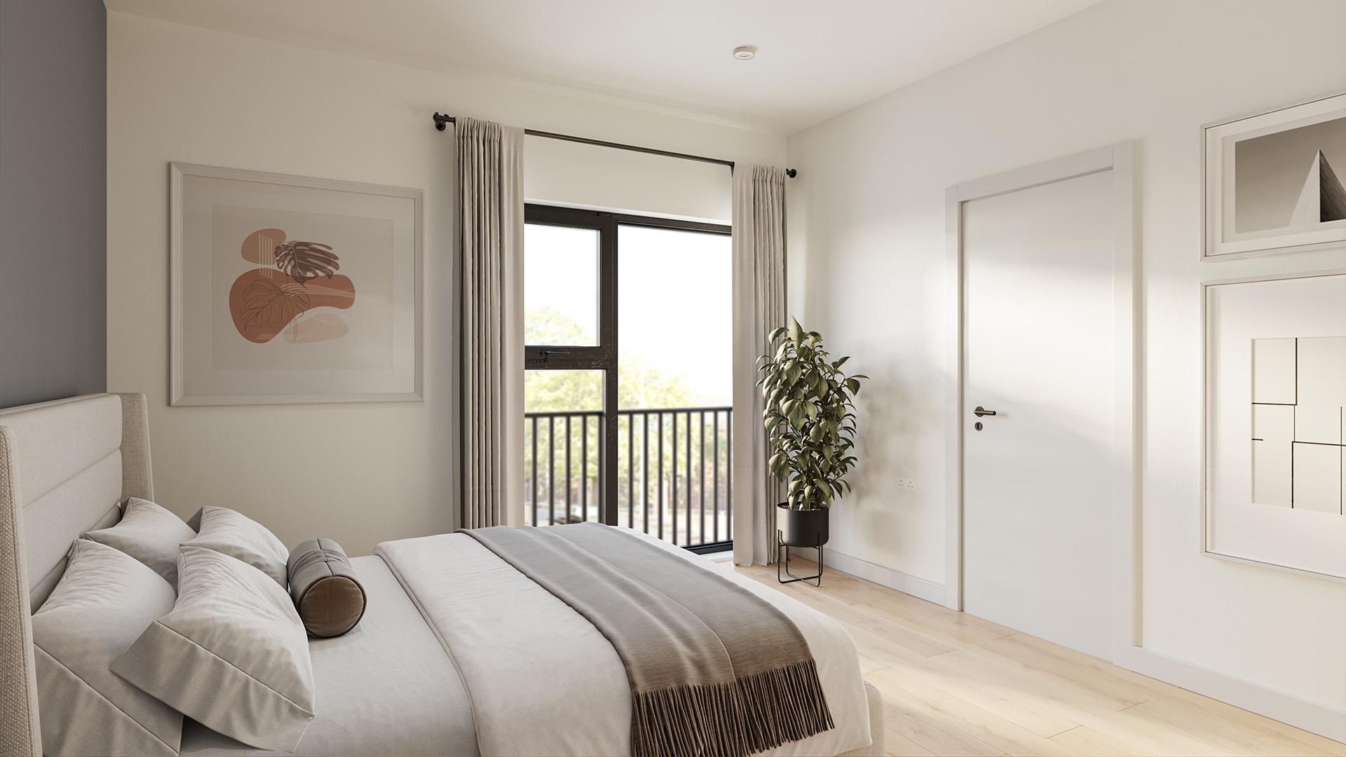 Dartmouth Place bedroom